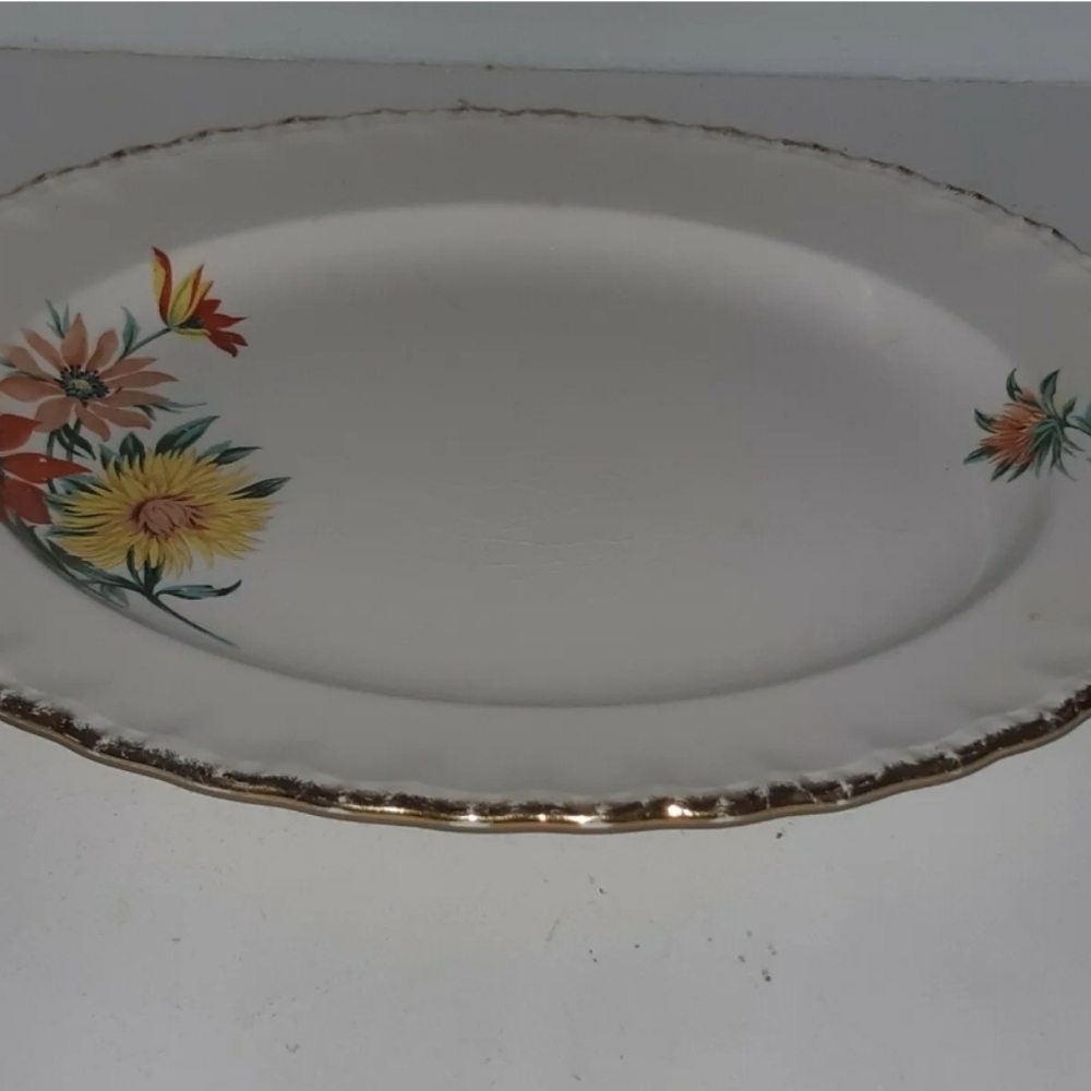 Vintage Cream Petal Grindley england plate  ''A''  white/cream - Picture 7 of 7